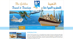 Desktop Screenshot of goldentravel.org